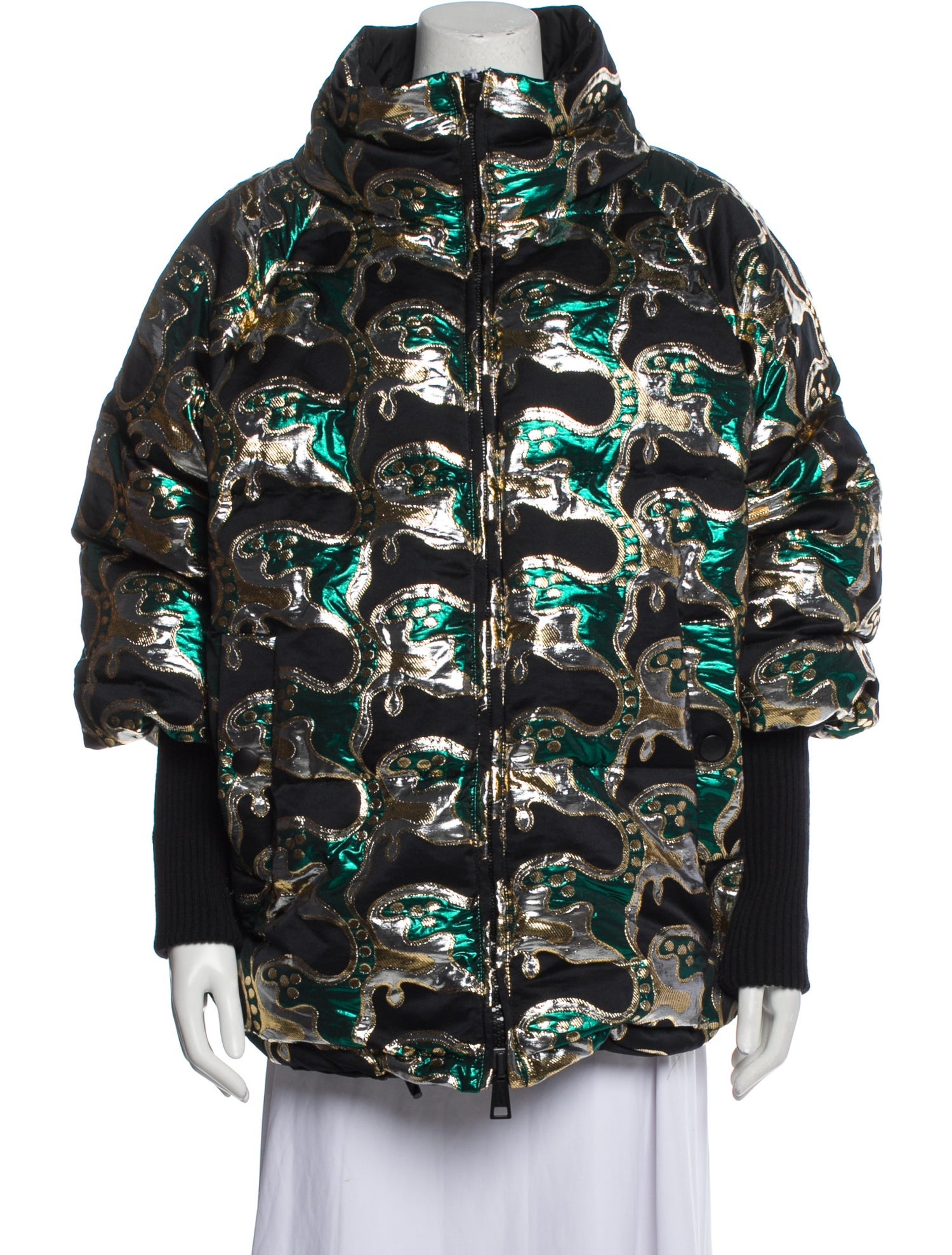 La DoubleJ Printed Down Coat w/ Tags