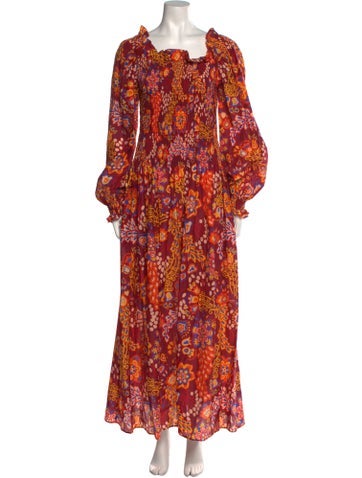 La DoubleJ Dresses Floral Print Long Dress XS