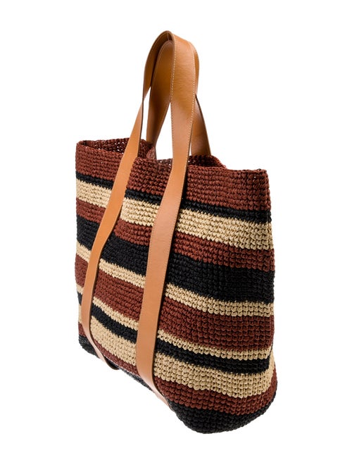 La DoubleJ Raffia Handle Bag