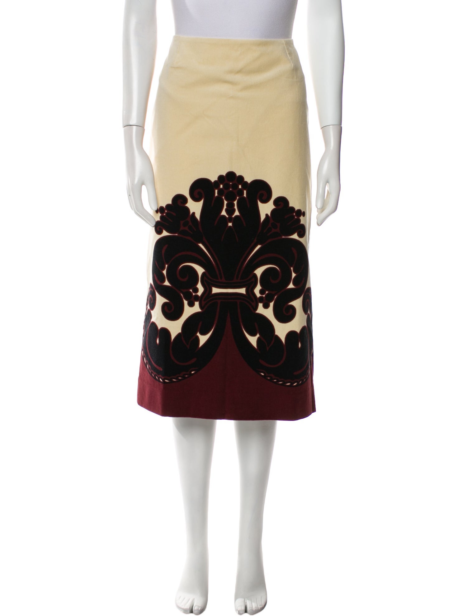 La DoubleJ Printed Midi Length Skirt w/ Tags