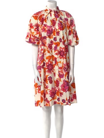 La DoubleJ Dresses Floral Print Knee-Length Dress S