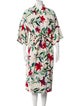 La DoubleJ Floral Print Trench Coat