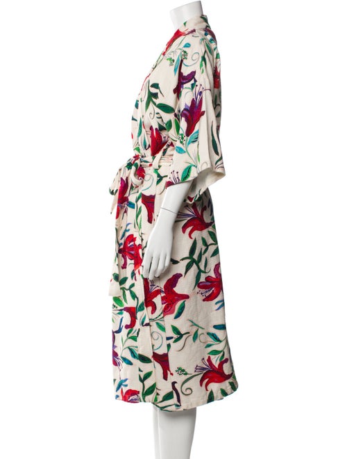 La DoubleJ Floral Print Trench Coat