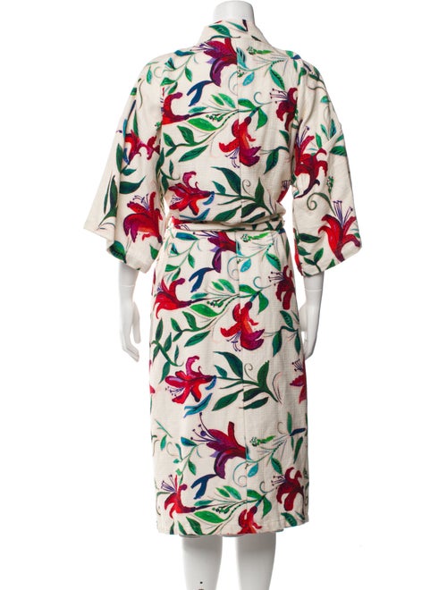 La DoubleJ Floral Print Trench Coat