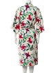 La DoubleJ Floral Print Trench Coat
