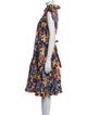 La DoubleJ Floral Print Midi Length Dress