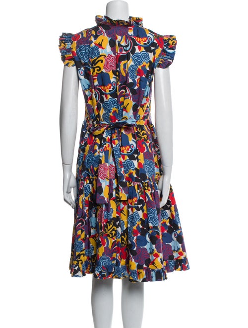 La DoubleJ Floral Print Midi Length Dress