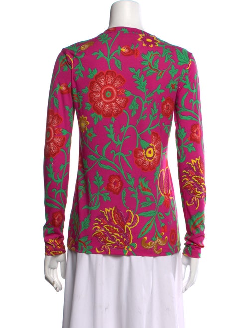 La DoubleJ Floral Print Crew Neck Top