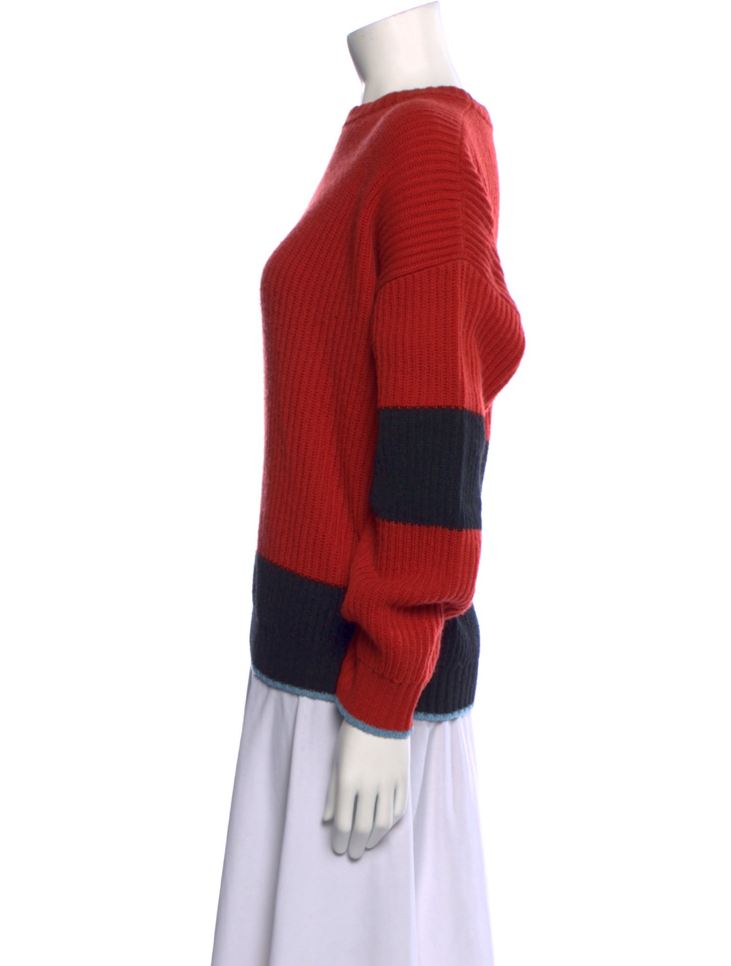 La DoubleJ Merino Wool Striped Sweater