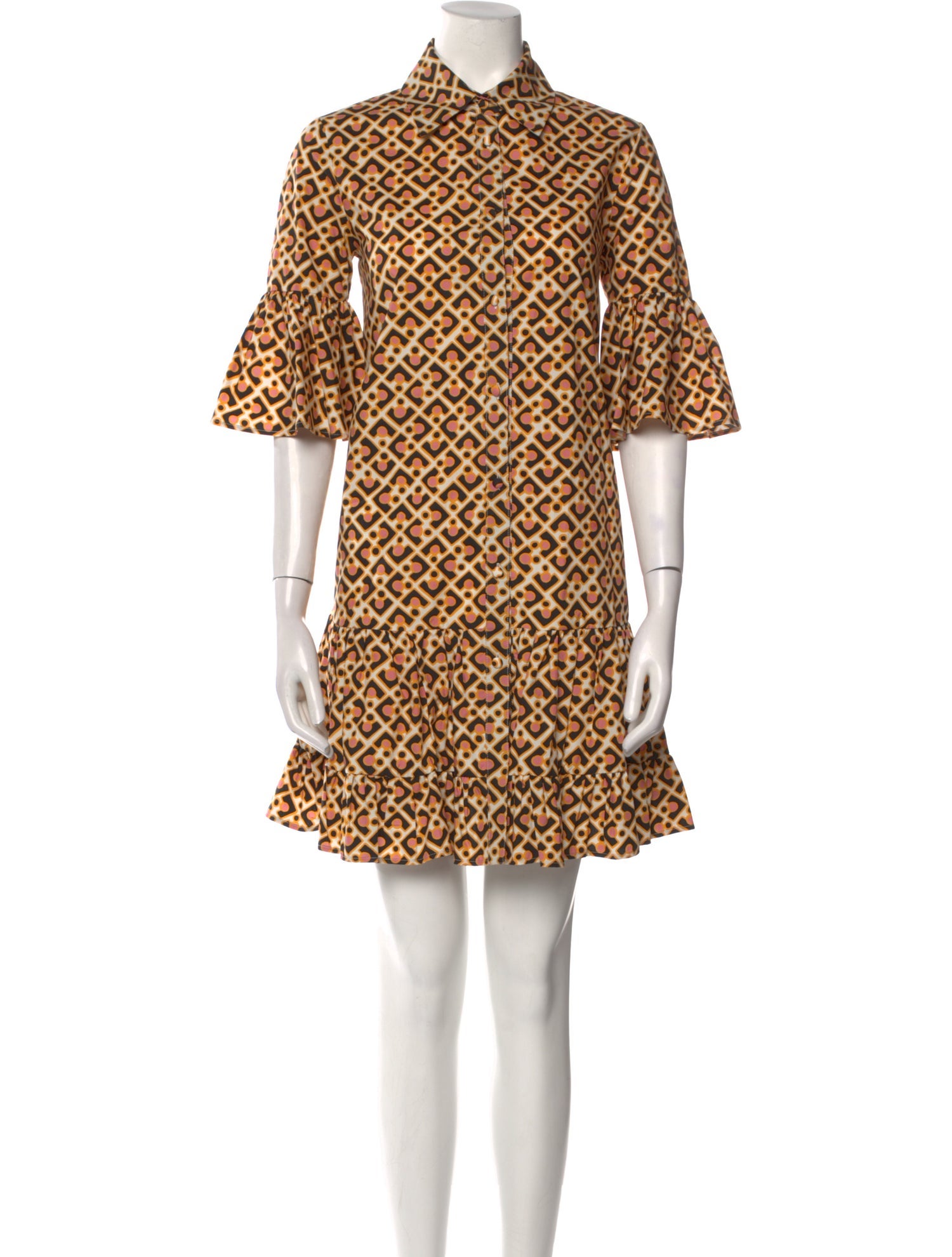 La DoubleJ Printed Mini Dress