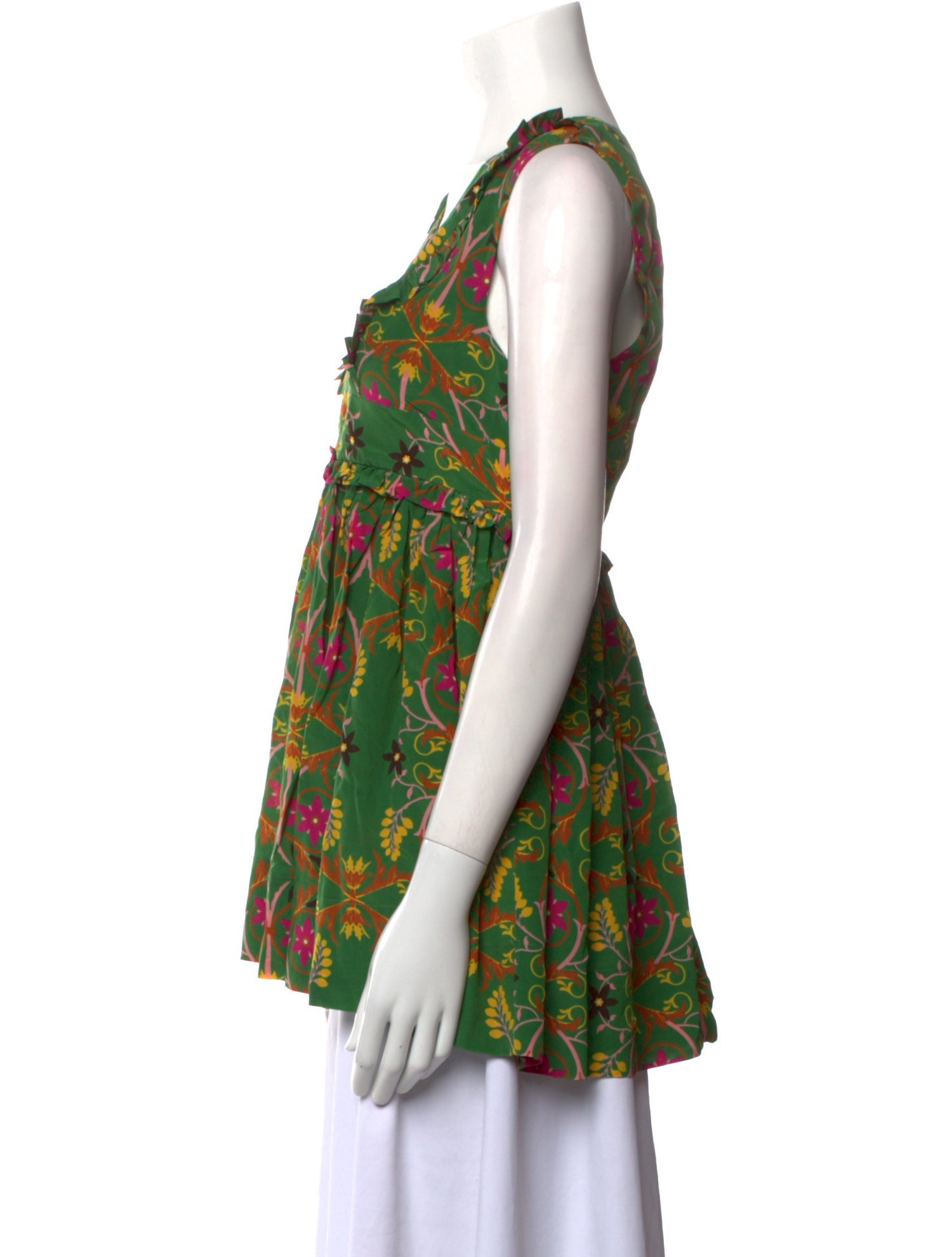 La DoubleJ Silk Floral Print Blouse w/ Tags