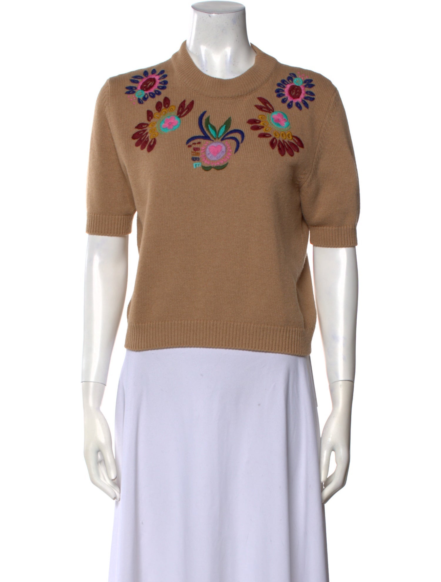 La DoubleJ Printed Crew Neck Sweater