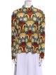 La DoubleJ Printed Long Sleeve Button-Up Top