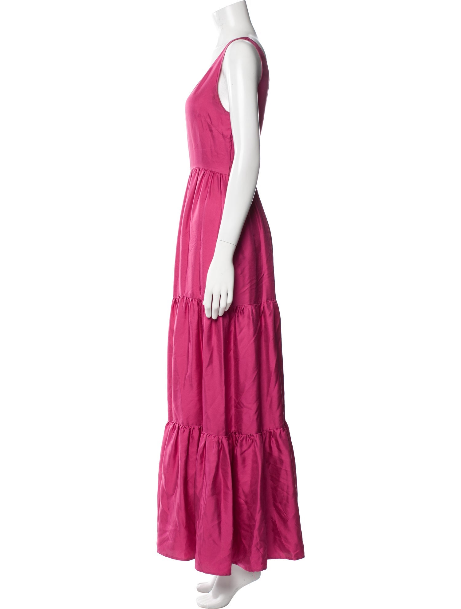 La DoubleJ Scoop Neck Long Dress