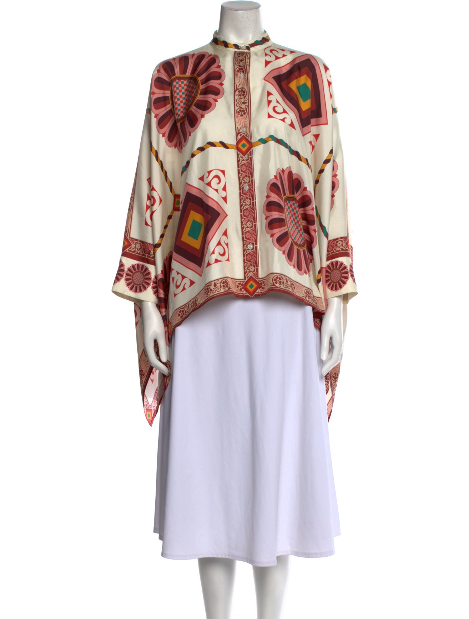 La DoubleJ Silk Printed Blouse