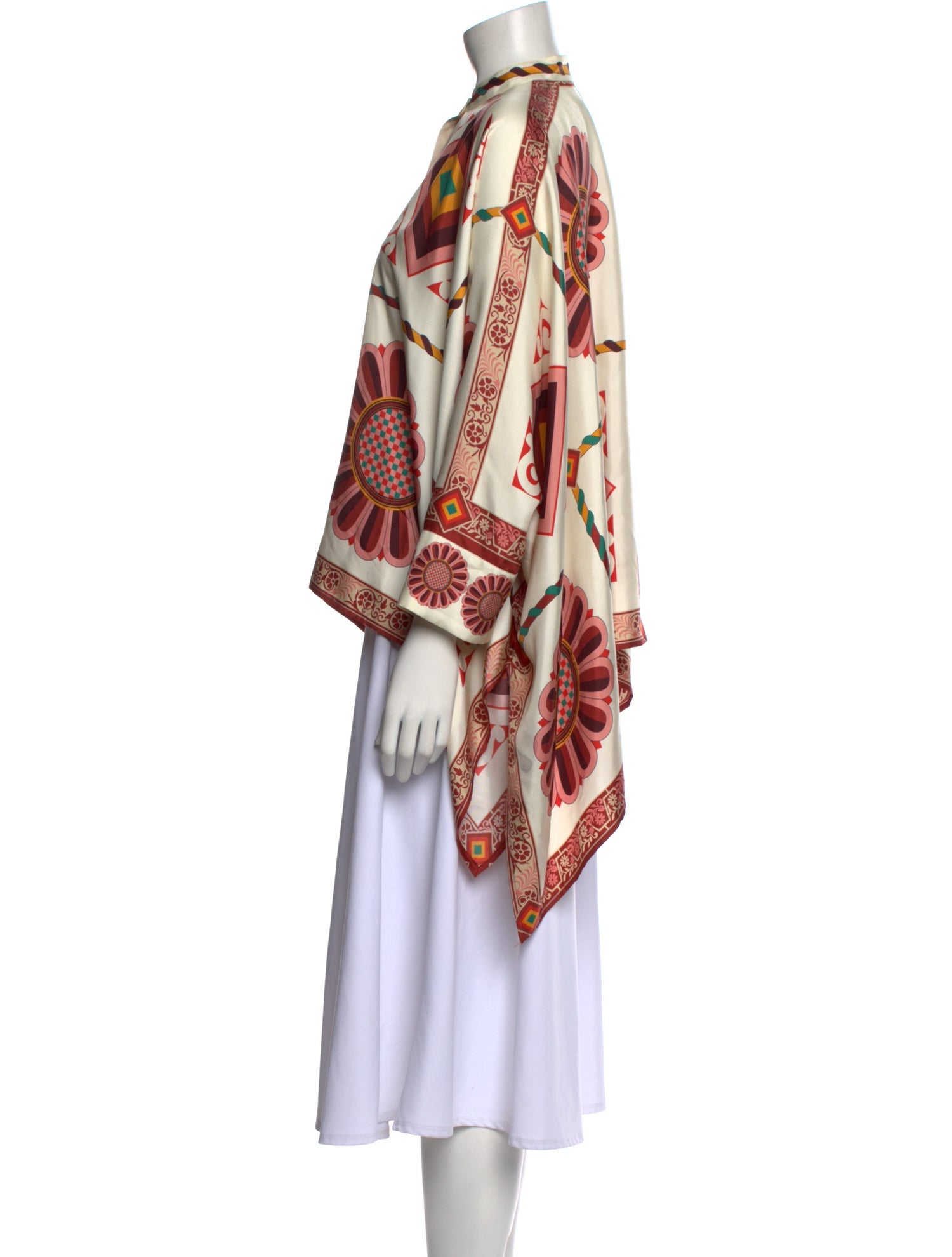 La DoubleJ Silk Printed Blouse