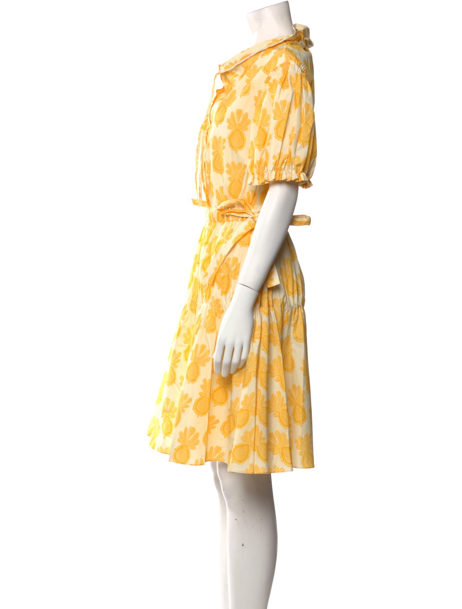 La DoubleJ Floral Print Knee-Length Dress