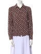 La DoubleJ Printed Long Sleeve Button-Up Top