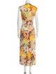 La DoubleJ Floral Print Long Dress