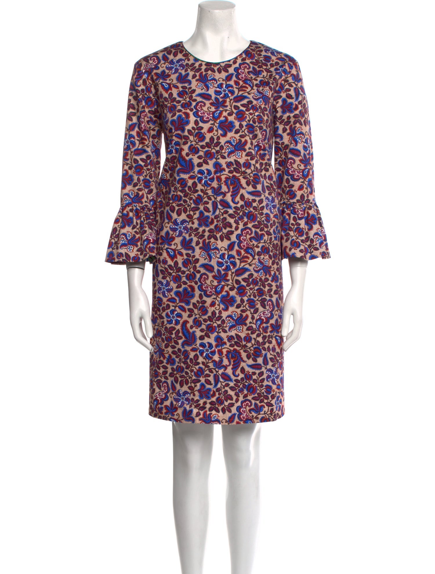 La DoubleJ Floral Print Knee-Length Dress