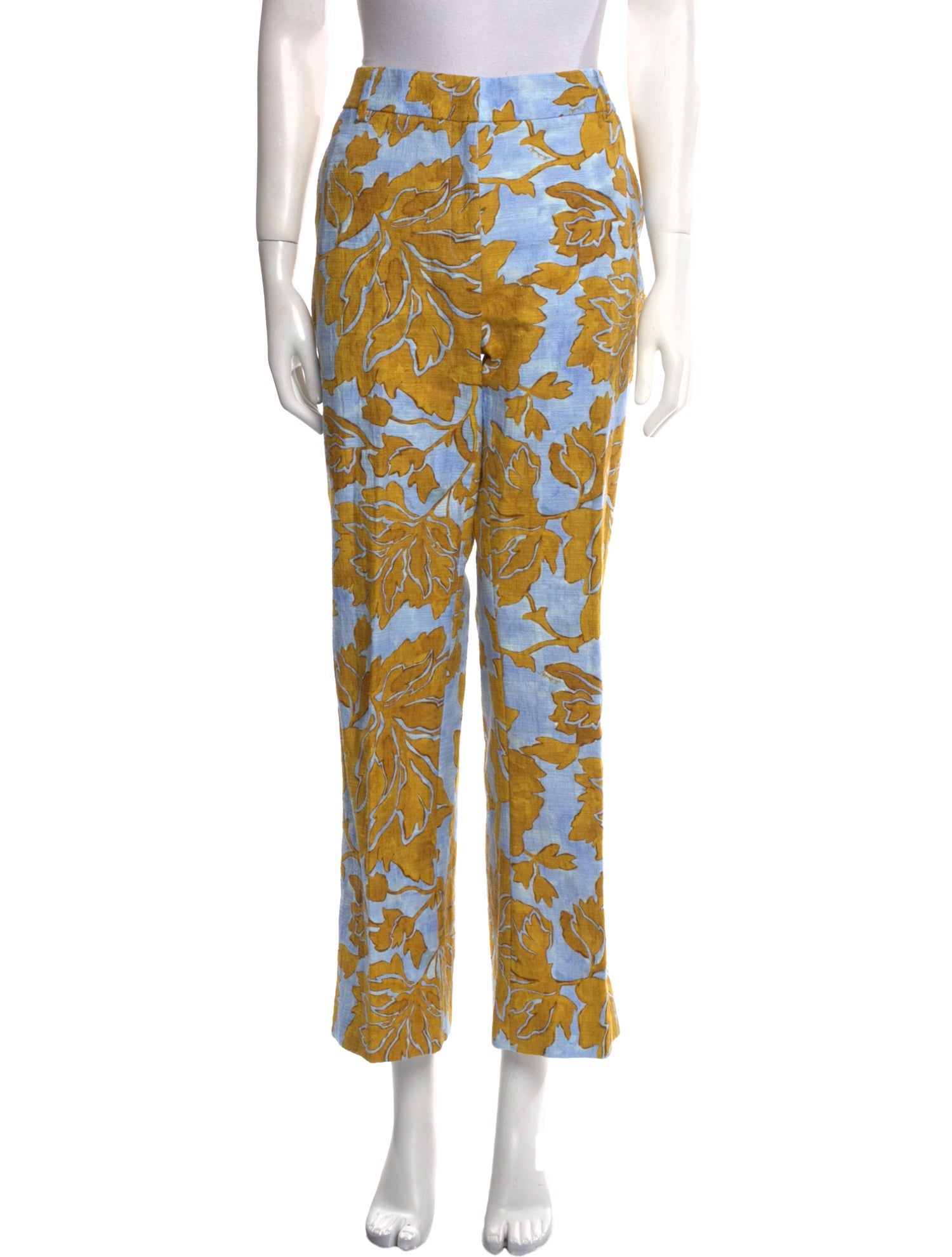 La DoubleJ Floral Print Wide Leg Pants