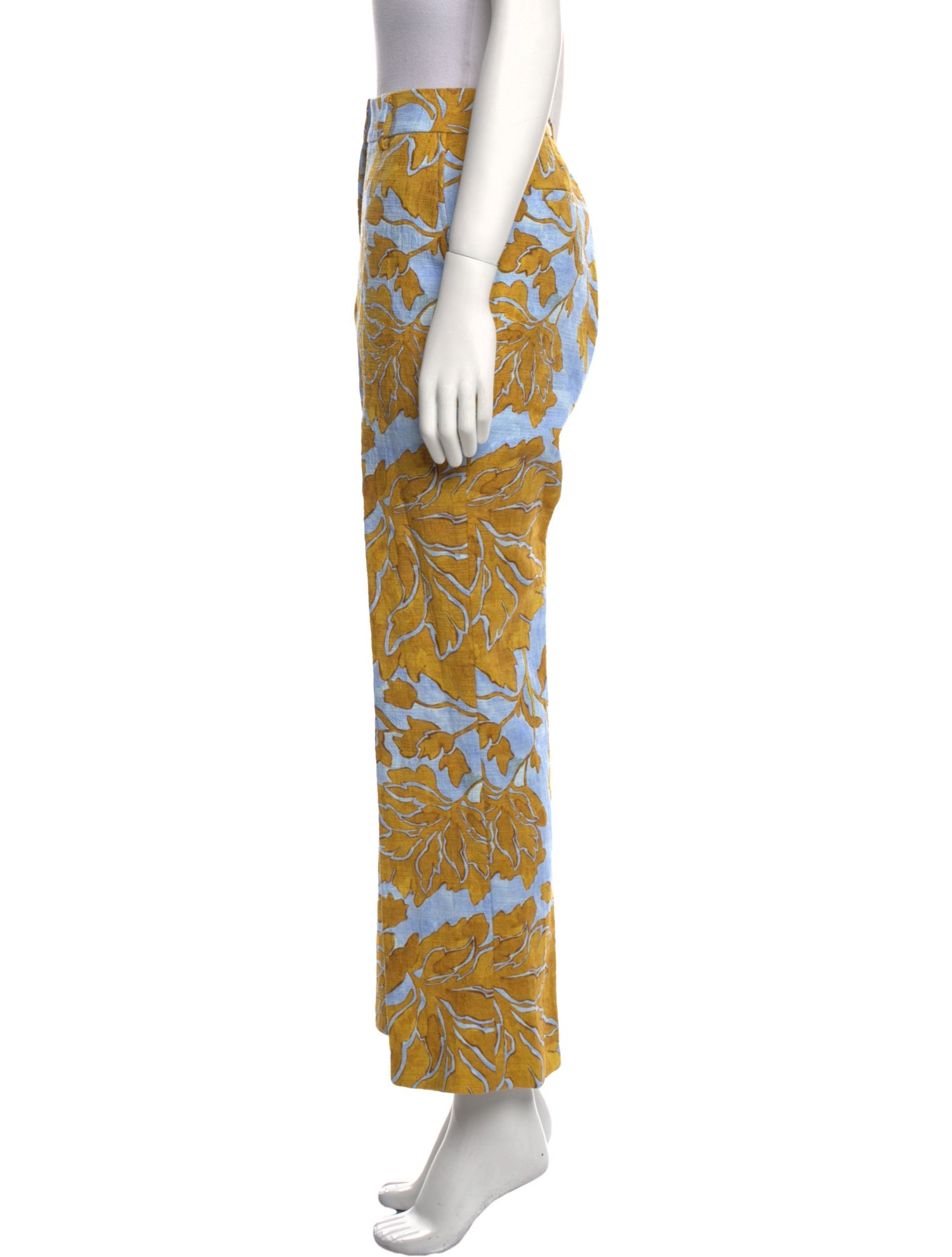 La DoubleJ Floral Print Wide Leg Pants