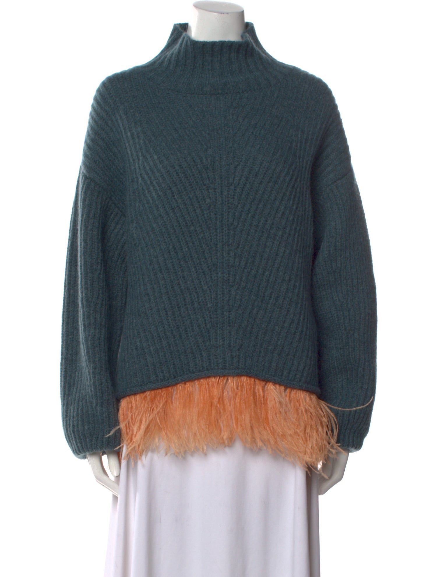 La DoubleJ Baby Alpaca Mock Neck Sweater w/ Tags