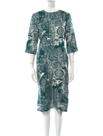 La DoubleJ Silk Midi Length Dress