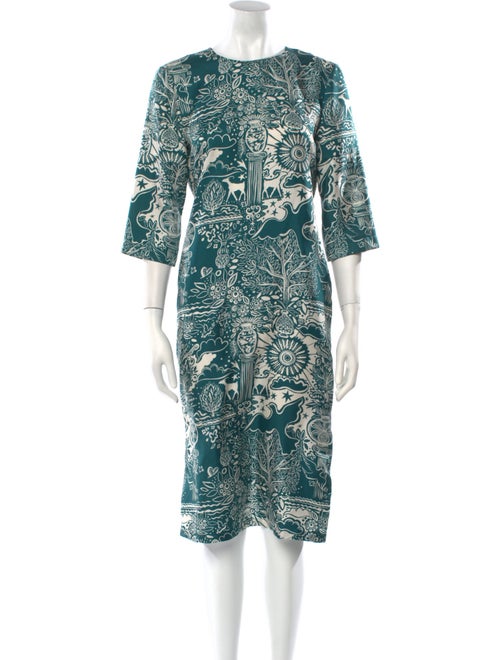 La DoubleJ Silk Midi Length Dress