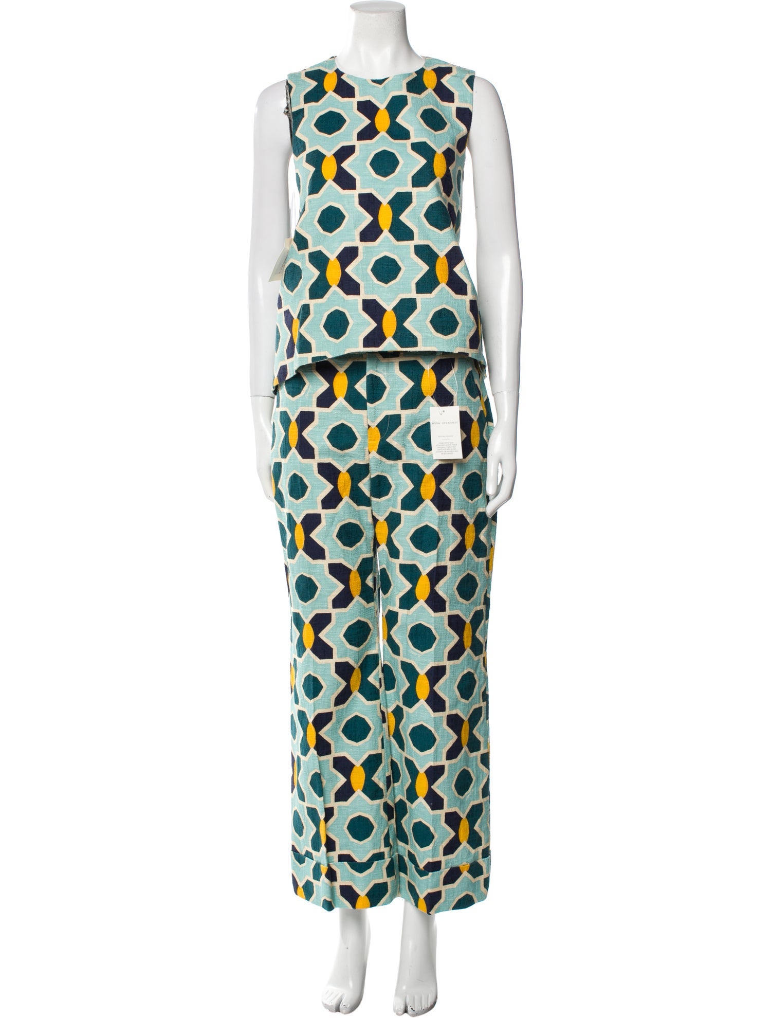 La DoubleJ Printed Pant Set w/ Tags