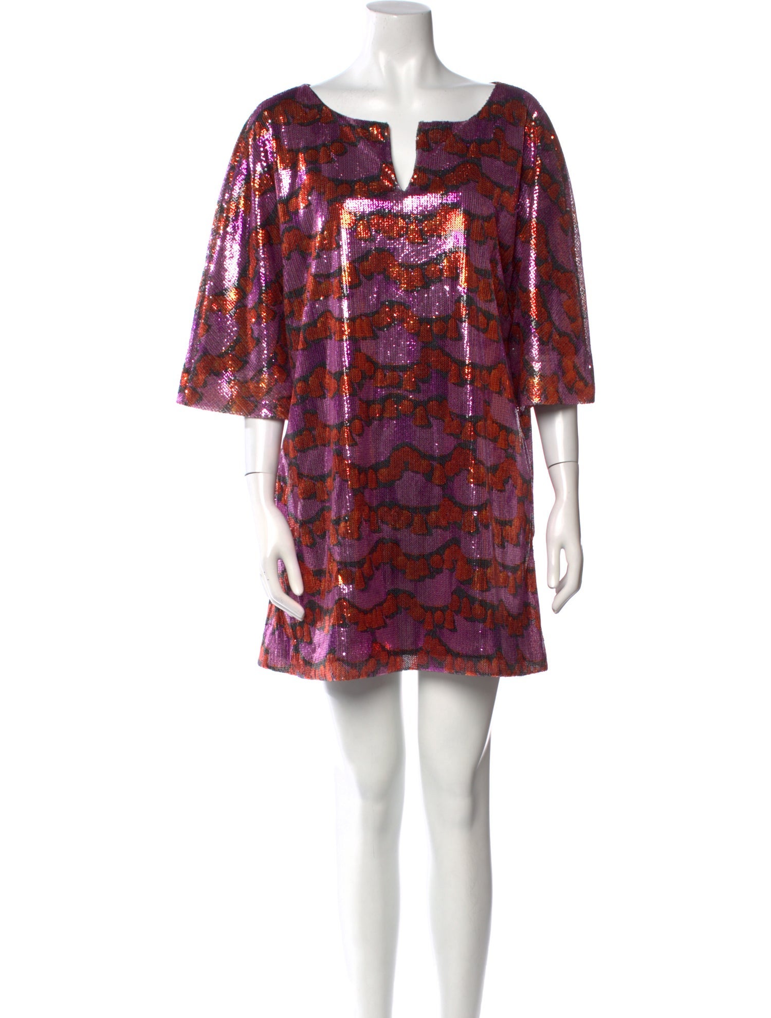 La DoubleJ Printed Mini Dress