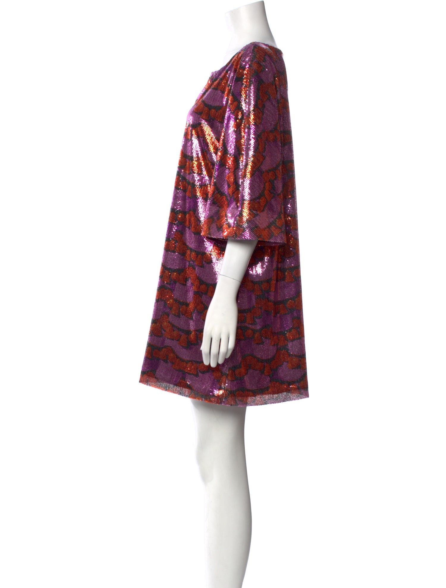 La DoubleJ Printed Mini Dress