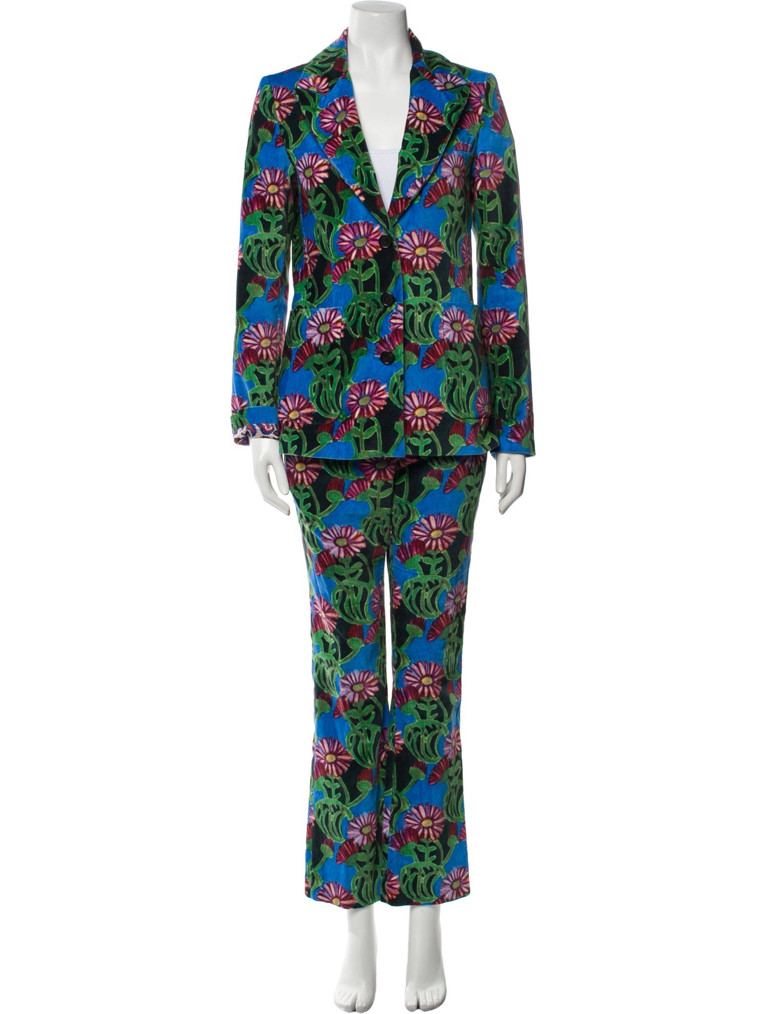 La DoubleJ Floral Print Pantsuit