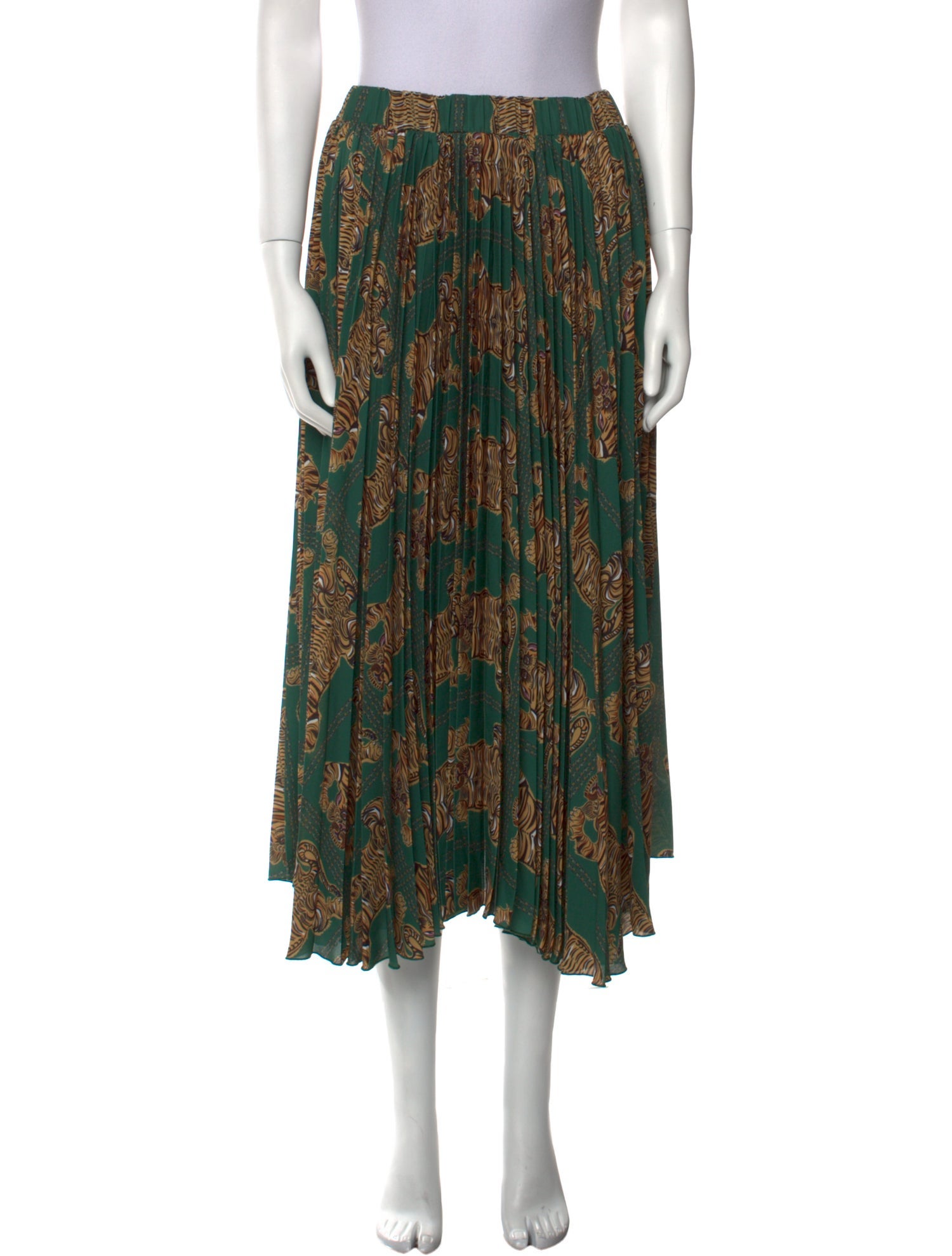 La DoubleJ Printed Midi Length Skirt