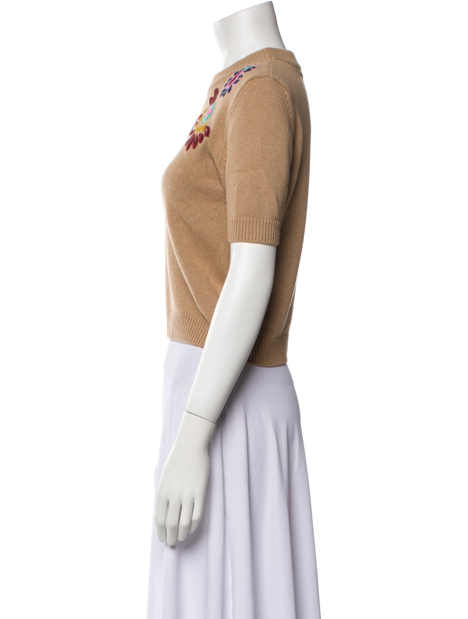 La DoubleJ Graphic Print Crew Neck Sweater