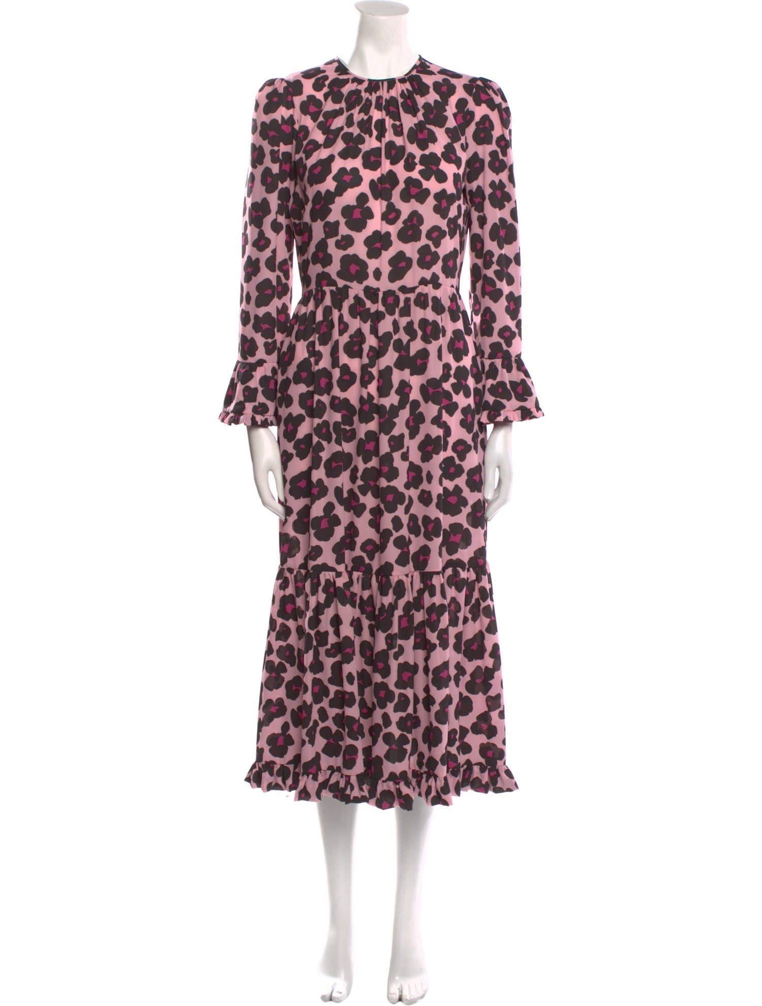 La DoubleJ Animal Print Long Dress
