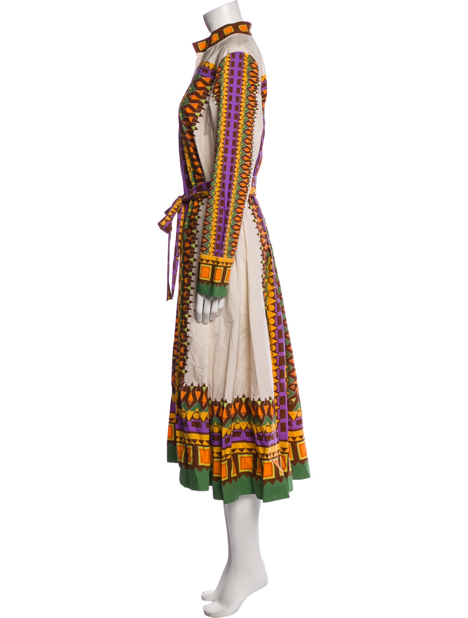 La DoubleJ Printed Midi Length Dress