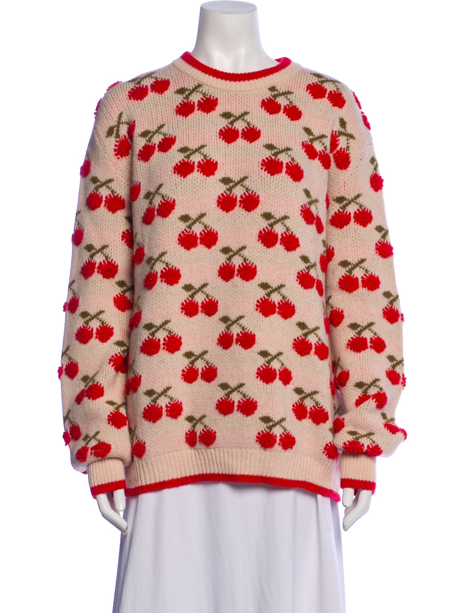 La DoubleJ Printed Crew Neck Sweater