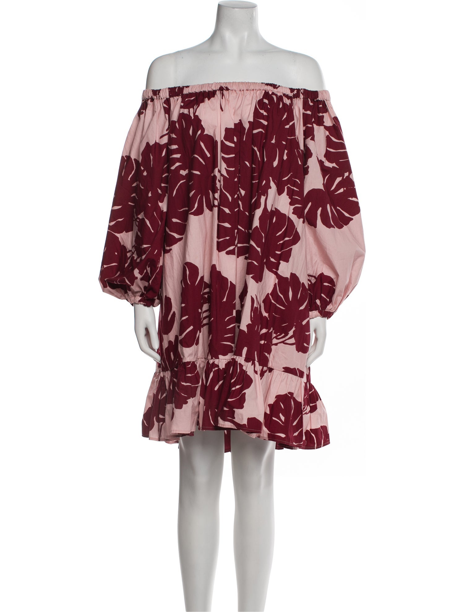La DoubleJ Floral Print Mini Dress