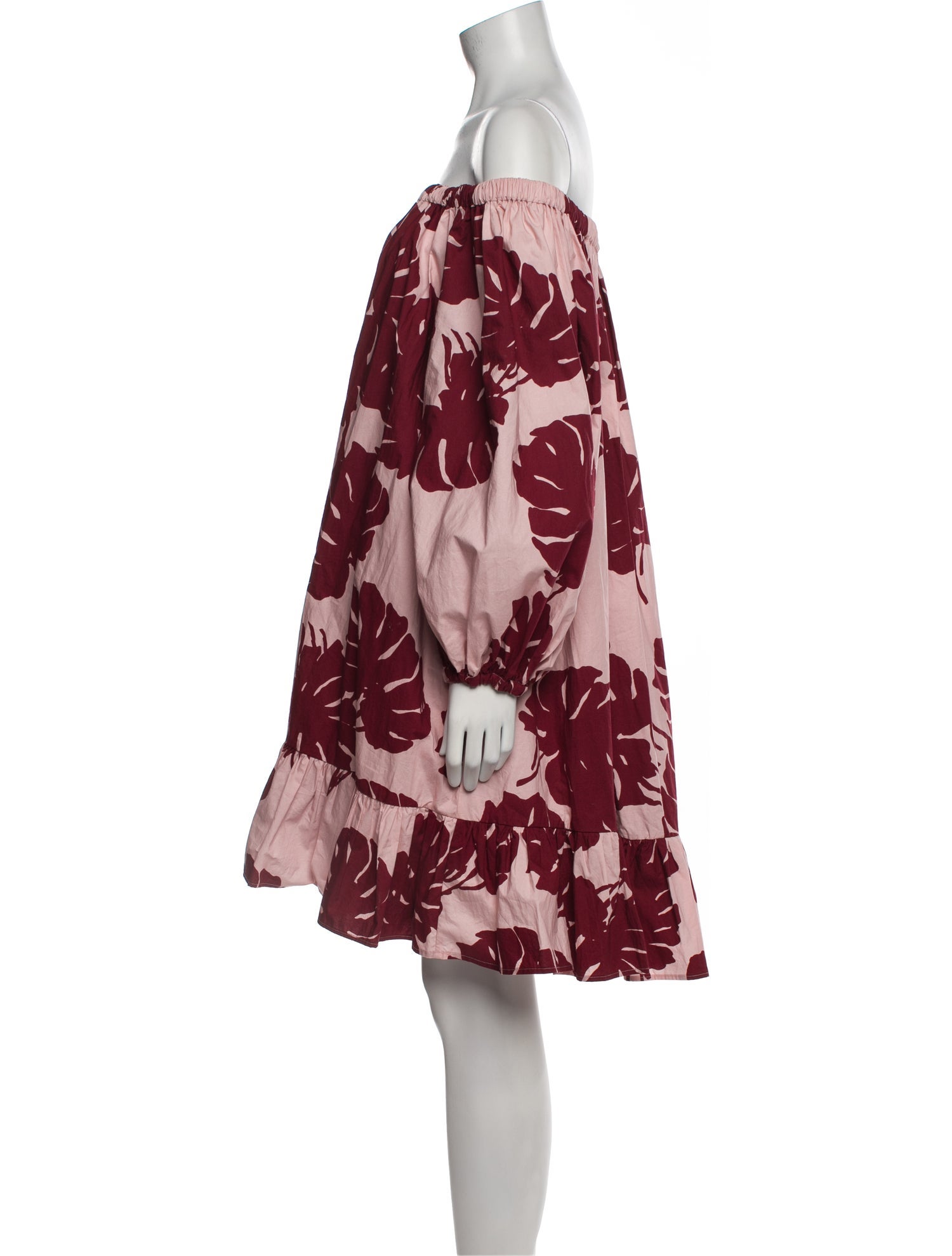 La DoubleJ Floral Print Mini Dress