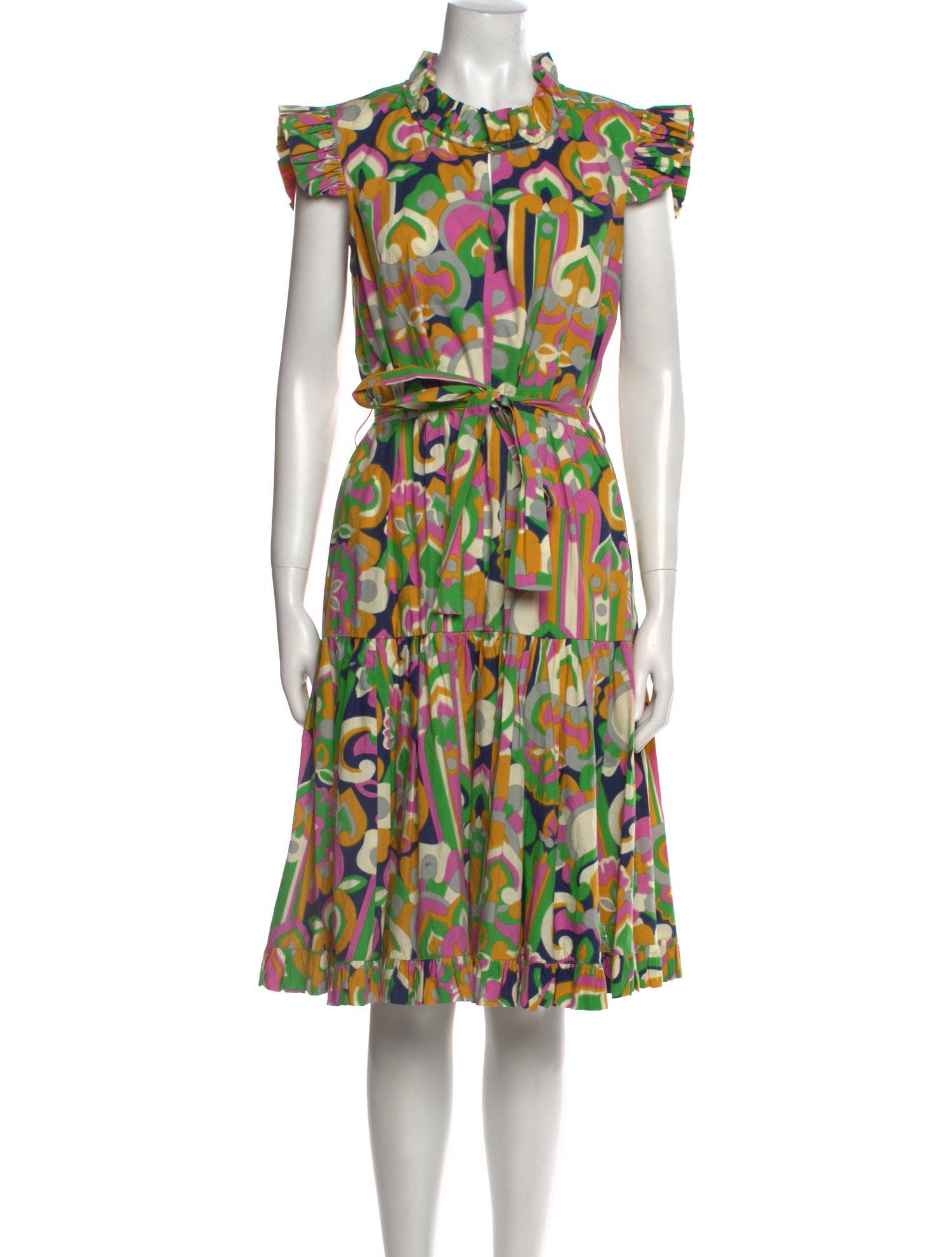 La DoubleJ Printed Midi Length Dress