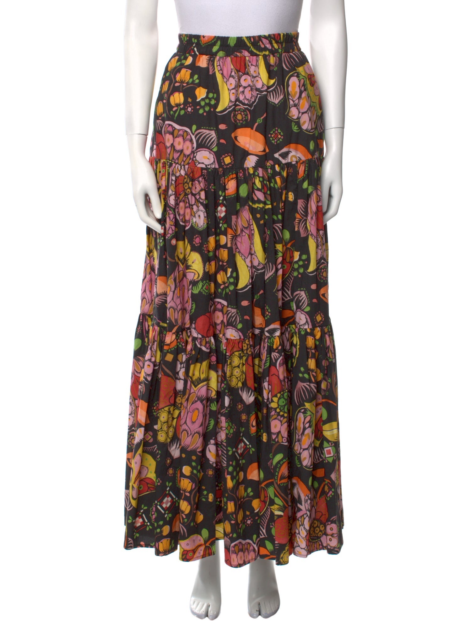 La DoubleJ Floral Print Long Skirt