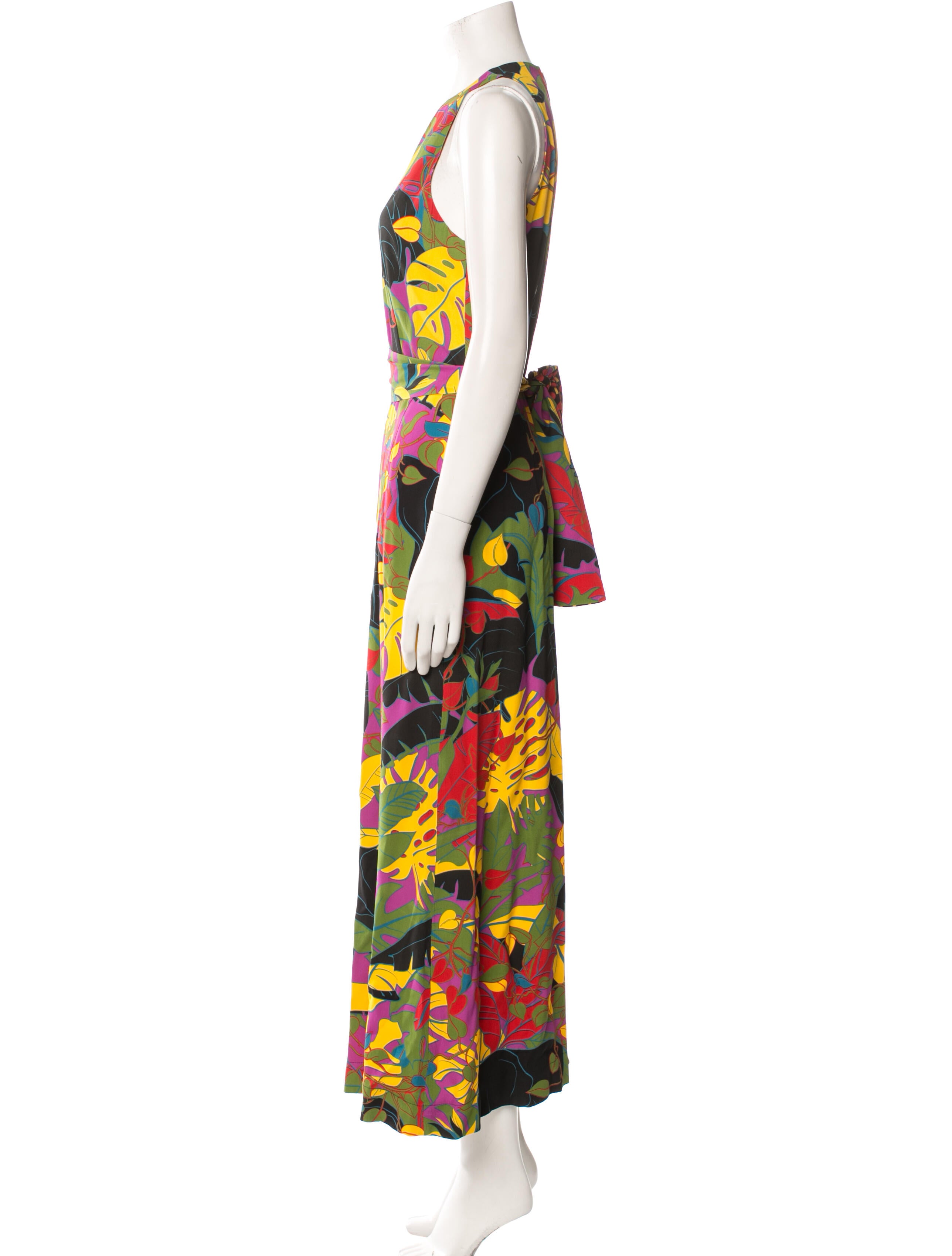 La DoubleJ Printed Crew Neck Jumpsuit