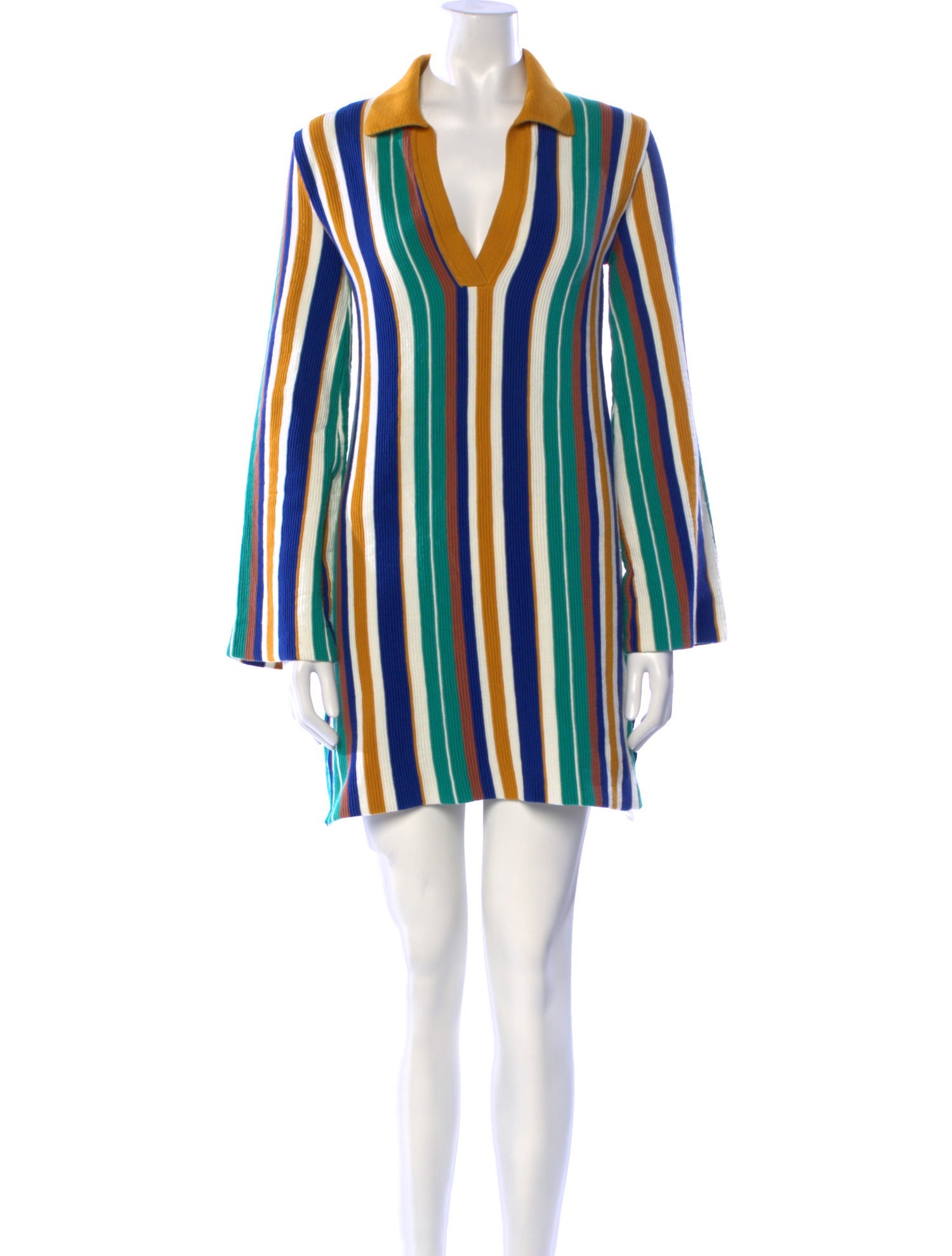 La DoubleJ Striped Mini Dress