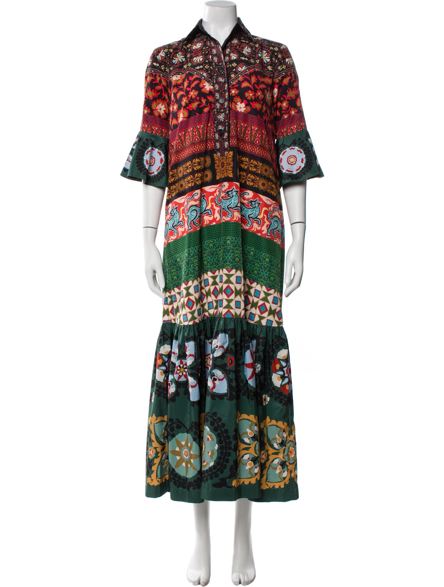 La DoubleJ Printed Long Dress