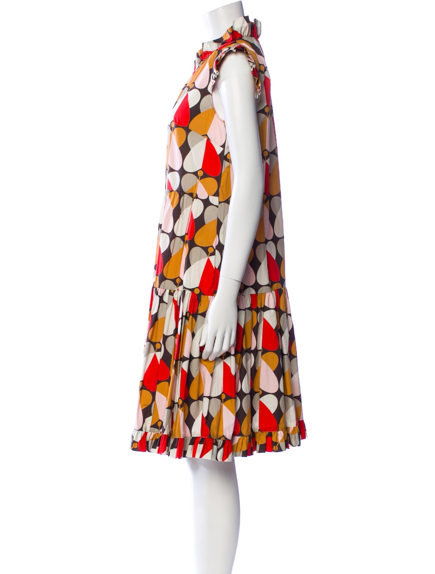 La DoubleJ Printed Knee-Length Dress