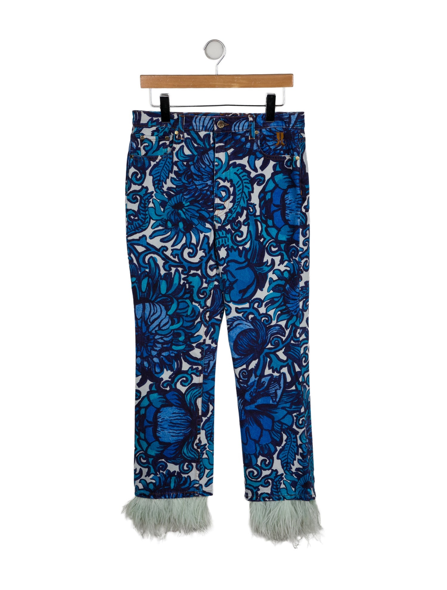 La DoubleJ High-Rise Straight Leg Jeans