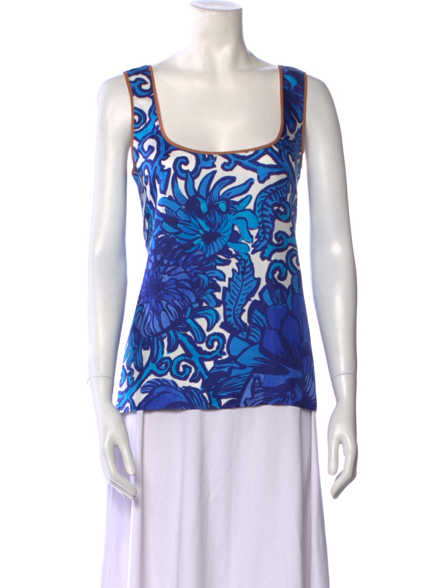 La DoubleJ Silk Printed Top