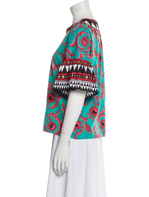 La DoubleJ Printed Bateau Neckline T-Shirt