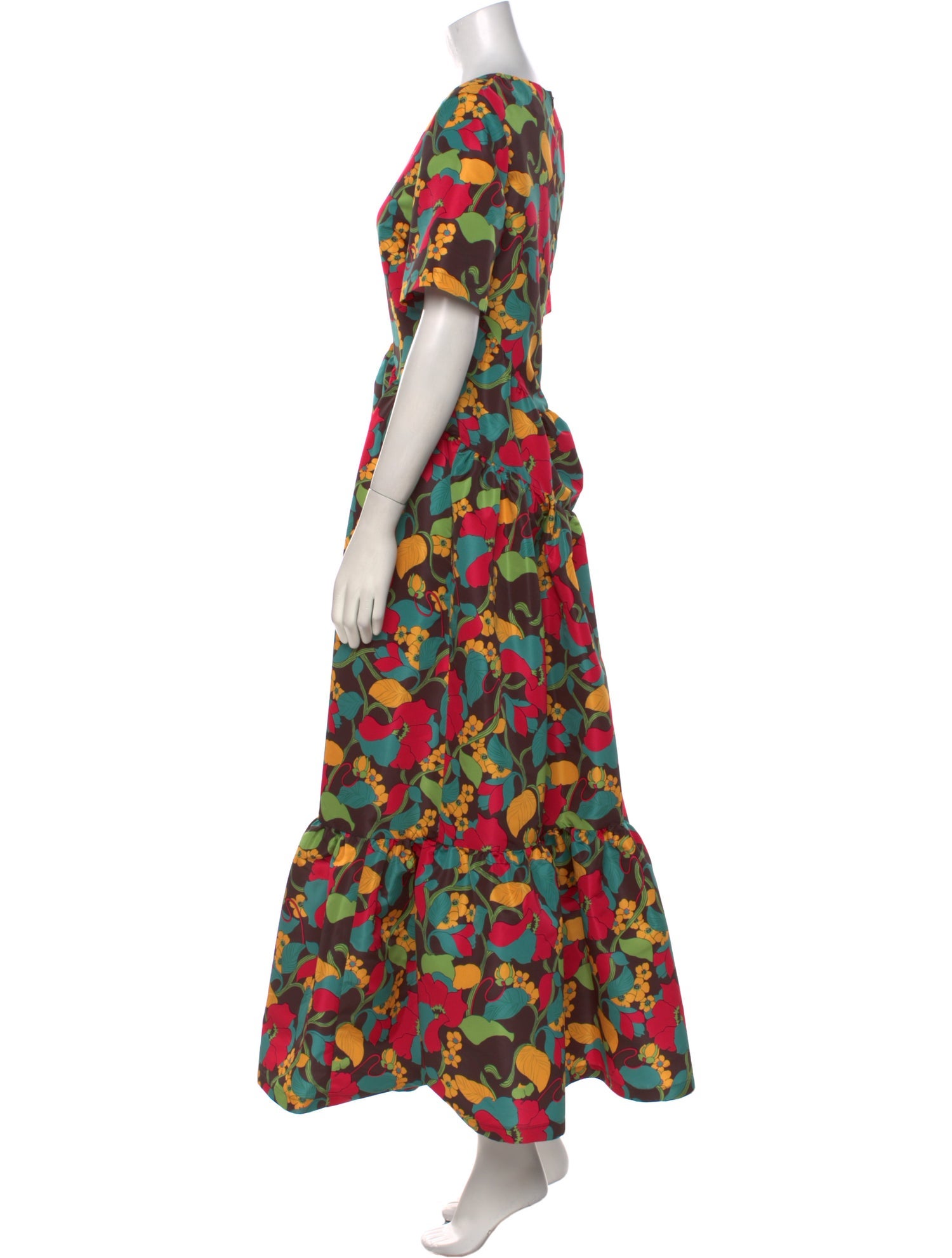 La DoubleJ Floral Print Long Dress
